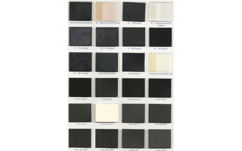 注塑球盟会官网登录入口厂常用的海绵胶规格和目录